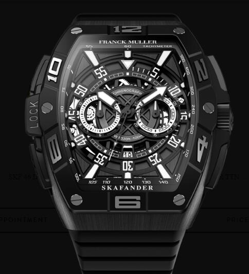 Review Buy Franck Muller Skafander Chronograph Replica Watch for sale Cheap Price SKF 46 DV CC DT TTNRBR TTNR (NR)